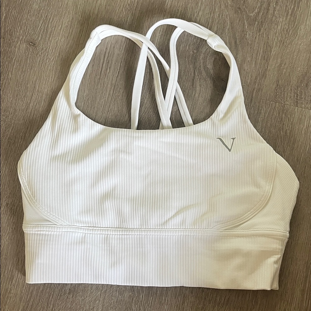 White Sports Bra